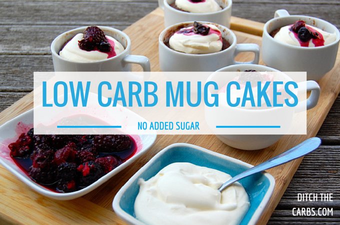 Low Carb Mug Cakes